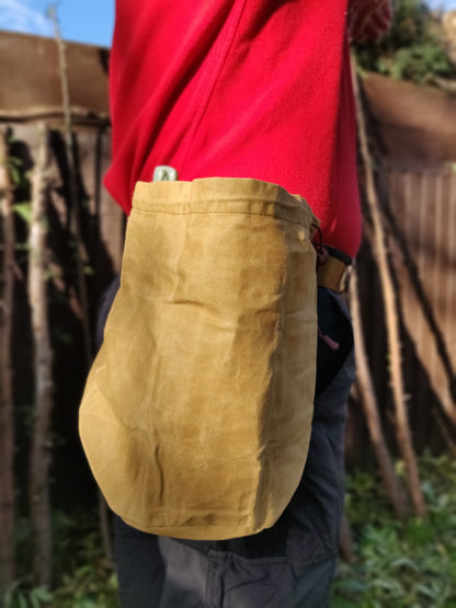 真皮油布收集袋