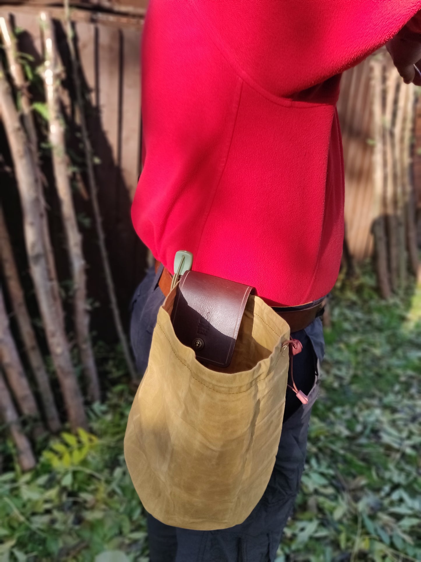 真皮油布收集袋