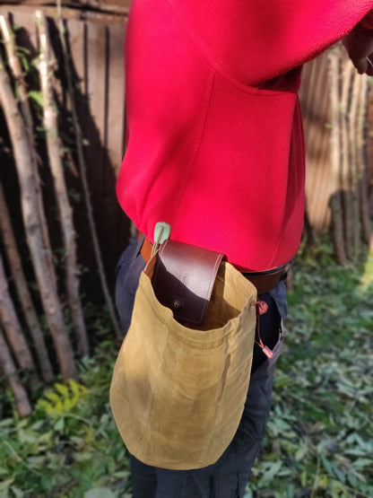 真皮油布收集袋