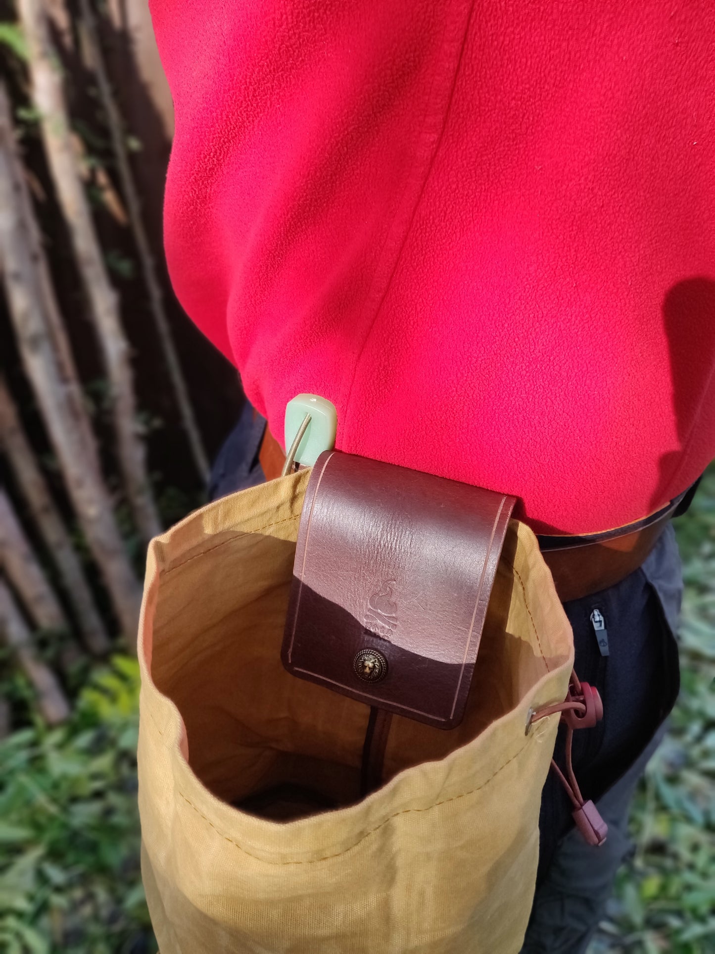 真皮油布收集袋