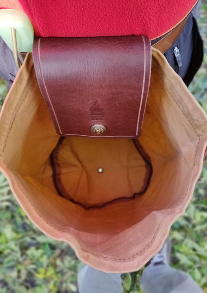 真皮油布收集袋