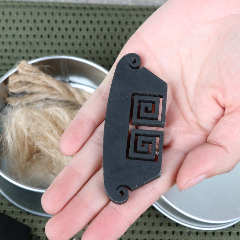 碳钢+燧石取火铁盒